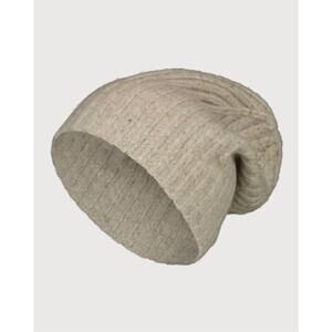 NEW ALLUDE men's cashmere knit beanie in heather grey